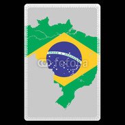 Etui carte bancaire Drapeau Brésil coupe du monde 2014