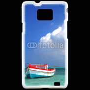Coque Samsung Galaxy S2 Bateau de pêcheur en mer