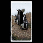 Coque Nokia Lumia 920 2 pingouins