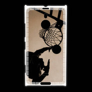 Coque Nokia Lumia 1520 Basket en noir et blanc