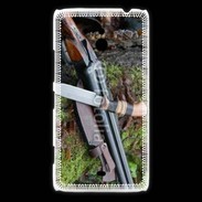 Coque Nokia Lumia 1320 Fusil de chasse et couteau 2