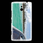 Coque Nokia Lumia 1320 Bord de plage en bateau