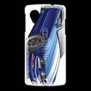 Coque LG Nexus 5 Mustang bleue