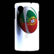 Coque LG Nexus 5 Ballon de rugby Portugal