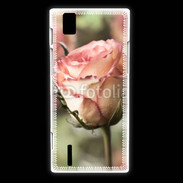 Coque Huawei Ascend P2 Belle rose 50