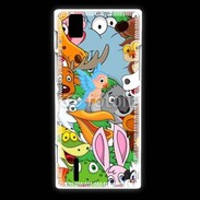 Coque Huawei Ascend P2 Animaux cartoon