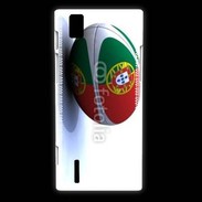 Coque Huawei Ascend P2 Ballon de rugby Portugal