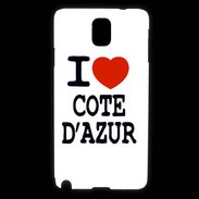 Coque Samsung Galaxy Note 3 I love Cote d'Azur