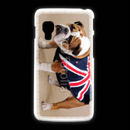Coque LG L5 2 Bulldog anglais en tenue