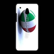 Coque HTC One Mini Ballon de rugby Italie
