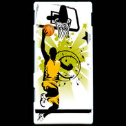 Coque Sony Xperia U Basketteur en dessin