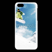 Coque iPhone 5C Saut en Snowboard 2