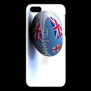 Coque iPhone 5C Ballon de rugby Fidji