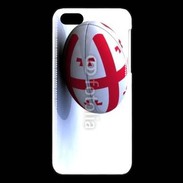 Coque iPhone 5C Ballon de rugby Georgie