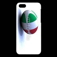 Coque iPhone 5C Ballon de rugby Italie