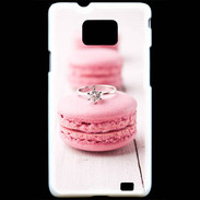 Coque Samsung Galaxy S2 Amour de macaron