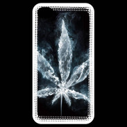 Coque iPhone 4 / iPhone 4S Feuille de cannabis en fumée