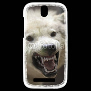 Coque HTC One SV Attention au loup