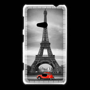 Coque Nokia Lumia 625 Vintage Tour Eiffel et 2 cv