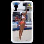 Coque Samsung ACE S5830 Beach Volley féminin 50