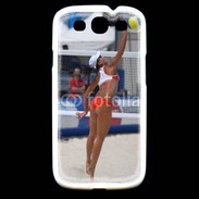 Coque Samsung Galaxy S3 Beach Volley féminin 50