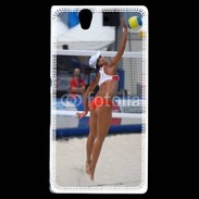 Coque Sony Xperia Z Beach Volley féminin 50