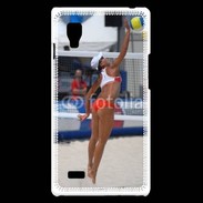 Coque LG Optimus L9 Beach Volley féminin 50