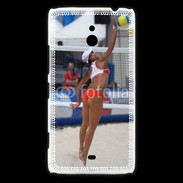 Coque Nokia Lumia 1320 Beach Volley féminin 50