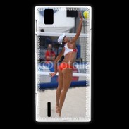 Coque Huawei Ascend P2 Beach Volley féminin 50