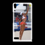 Coque Huawei Ascend P6 Beach Volley féminin 50