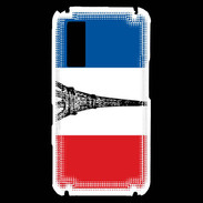 Coque Samsung Player One Drapeau français et Tour Eiffel