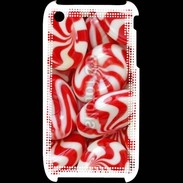 Coque iPhone 3G / 3GS Bonbons rouges et blancs