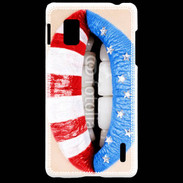 Coque LG Optimus G Lèvres made in USA