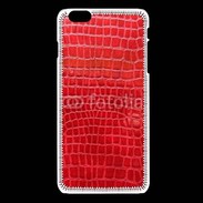 Coque iPhone 6Plus / 6Splus Effet crocodile rouge