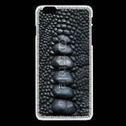 Coque iPhone 6Plus / 6Splus Effet crocodile noir