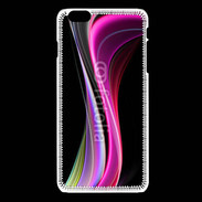 Coque iPhone 6Plus / 6Splus Abstract multicolor sur fond noir