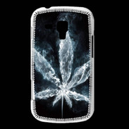 Coque Samsung Galaxy Trend Feuille de cannabis en fumée