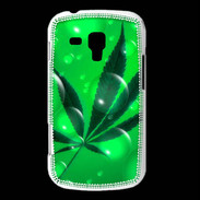 Coque Samsung Galaxy Trend Cannabis Effet bulle verte