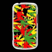 Coque Samsung Galaxy Trend Fond de cannabis coloré