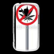 Coque Samsung Galaxy Trend Cannabis interdit