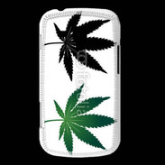Coque Samsung Galaxy Trend Double feuilles de cannabis