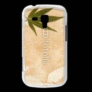 Coque Samsung Galaxy Trend Fond cannabis vintage