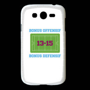 Coque Samsung Galaxy Grand Bonus Offensif-Défensif Blanc