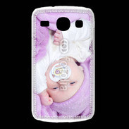 Coque Samsung Galaxy Core Amour de bébé en violet