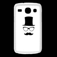 Coque Samsung Galaxy Core chapeau moustache