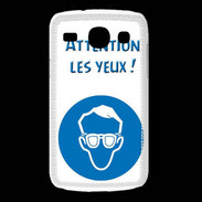 Coque Samsung Galaxy Core Attention les yeux PR