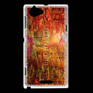 Coque Sony Xperia L Forêt automne 2