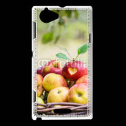 Coque Sony Xperia L pomme automne
