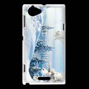 Coque Sony Xperia L Paysage hiver 