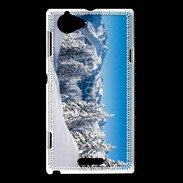 Coque Sony Xperia L paysage d'hiver 2